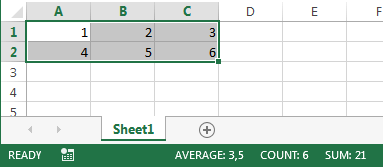duplicates excel columns two count compare status bar sum average additional information quick order preview